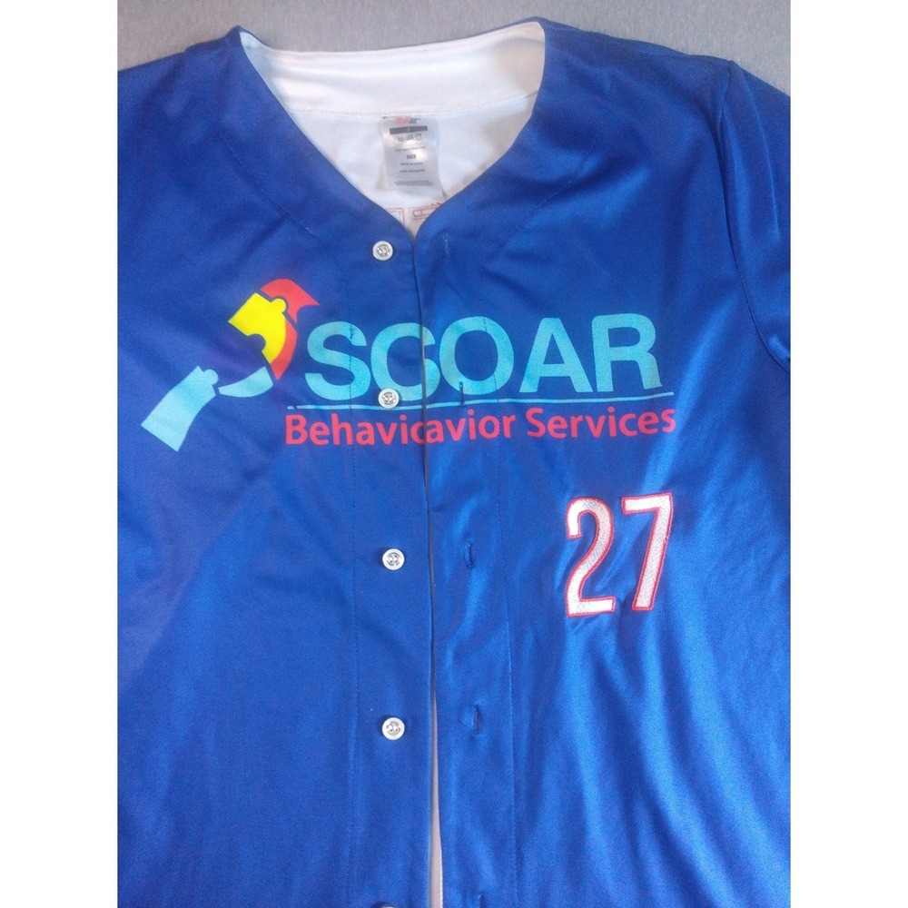 Sports Gear Swag Behavior Services Jersey Button Up Size S - Picture 10 of 14
